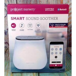Project Nursery Smart Sound Soother with Multi-Color Nightlight and App Control